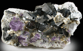 Arsenopyrite and Fluorite from Yaogangxian Mine, Nanling Mountains, Hunan Province, China