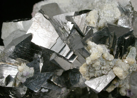 Arsenopyrite and Fluorite from Yaogangxian Mine, Nanling Mountains, Hunan Province, China