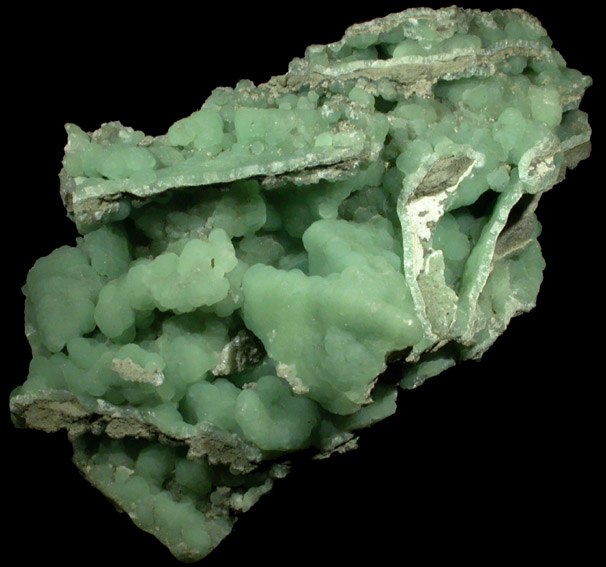 Prehnite from New Street Quarry, Paterson, Passaic County, New Jersey