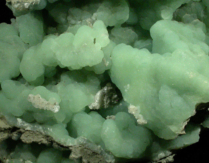 Prehnite from New Street Quarry, Paterson, Passaic County, New Jersey