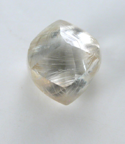 Diamond (1.25 carat yellow dodecahedral crystal) from Venetia Mine, Limpopo Province, South Africa