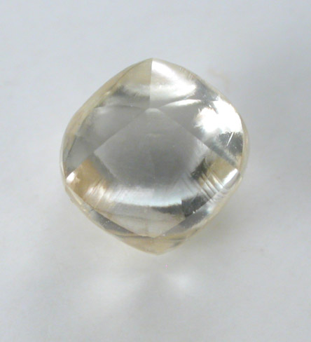 Diamond (0.88 carat yellow hexoctahedral crystal) from Premier Mine, Gauteng Province, South Africa