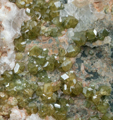 Andradite var. Topazolite Garnet from Wurlitz, Bavaria, Germany