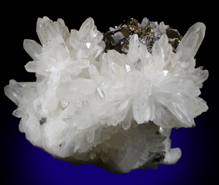Quartz, Pyrite, Sphalerite from Crested Butte, Gunnison County, Colorado