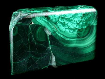 Malachite from (Mednorudianske Mine), Nizhni-Tagil District, Ural Mountains, Russia