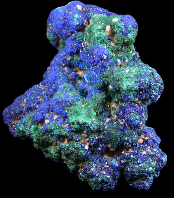 Malachite and Azurite from Morenci Mine, Clifton District, Greenlee County, Arizona