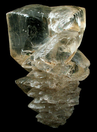 Gypsum var. Selenite Twins from Lemmon, Perkins County, South Dakota