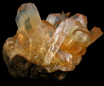 Gypsum var. Selenite (twinned crystals) from Las Salinas de Paracas, Pisco, Ica Department, Peru