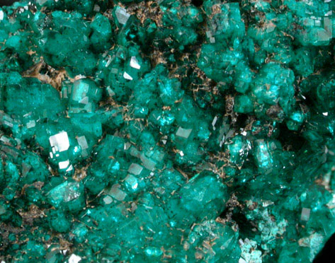 Dioptase from Tantara, 26 WSW of Likasi, Katanga Copperbelt, Haut-Katanga Province, Democratic Republic of the Congo