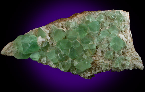 Fluorite on Quartz from William Wise Mine, Westmoreland, Cheshire County, New Hampshire