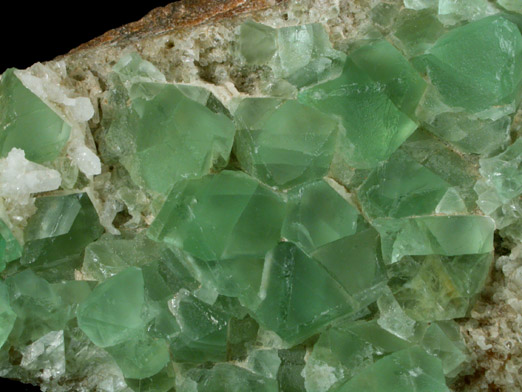 Fluorite on Quartz from William Wise Mine, Westmoreland, Cheshire County, New Hampshire