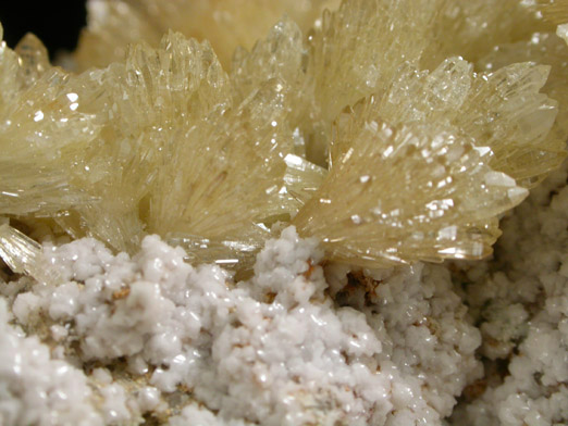 Mimetite on Dolomite from Tsumeb Mine, Otavi-Bergland District, Oshikoto, Namibia