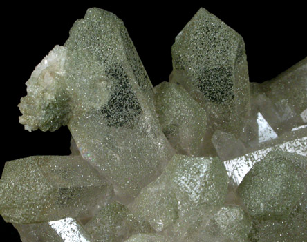 Quartz with Chlorite from St. Gotthard, Kanton Uri, Switzerland