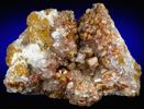 Vanadinite on Calcite from (San Carlos), Chihuahua, Mexico