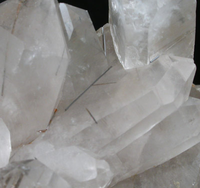 Quartz with Rutile from St. Gotthard, Kanton Uri, Switzerland