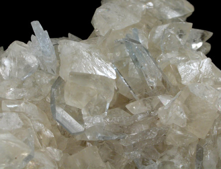 Celestine and Calcite from Clay Center, Ottawa County, Ohio