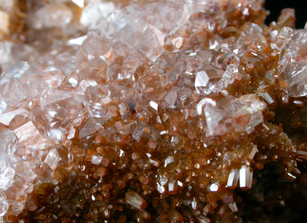 Vanadinite on Calcite from (San Carlos), Chihuahua, Mexico