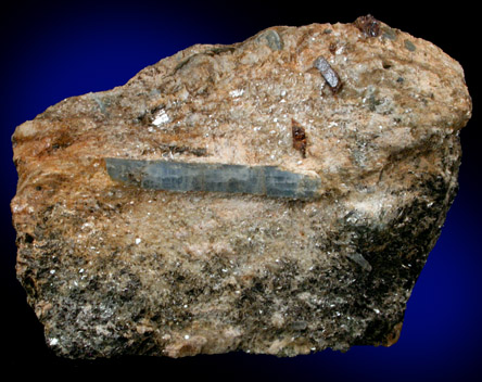 Kyanite with Staurolite from Monte Campione, Tessino, Switzerland