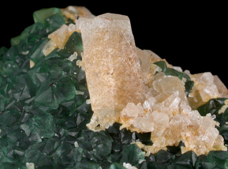 Fluorite and Calcite from Tietiuche, 300 km NE of Vladivostok, Russia