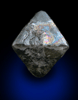 Diamond (4.02 carat gray octahedral crystal) from Argyle Mine, Kimberley, Western Australia, Australia