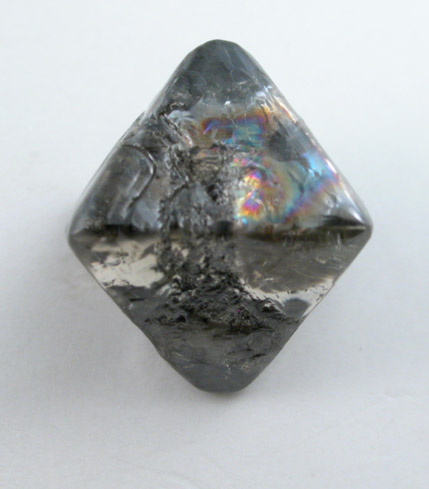 Diamond (4.02 carat gray octahedral crystal) from Argyle Mine, Kimberley, Western Australia, Australia