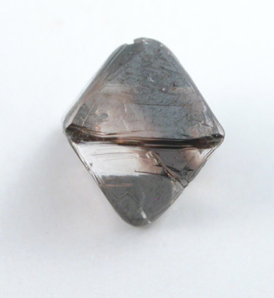 Diamond (0.90 carat zoned brown octahedral crystal) from Oranjemund District, southern coastal Namib Desert, Namibia