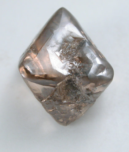 Diamond (4.11 carat pink-brown octahedral crystal) from Argyle Mine, Kimberley, Western Australia, Australia