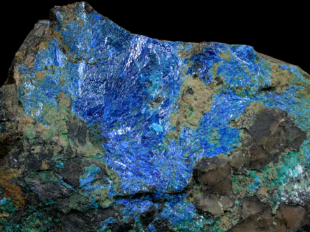 Linarite from Blue Bell Mine, Soda Mountains, San Bernardino County, California