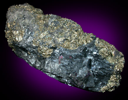 Digenite and Pyrite from Butte Mining District, Summit Valley, Silver Bow County, Montana