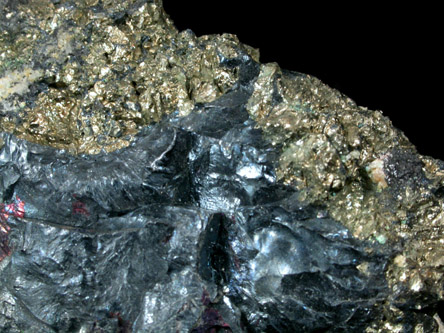 Digenite and Pyrite from Butte Mining District, Summit Valley, Silver Bow County, Montana