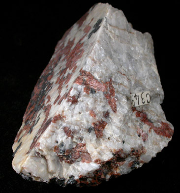 Willemite in Calcite with Franklinite from Sterling Mine, Ogdensburg, Sterling Hill, Sussex County, New Jersey (Type Locality for Franklinite)