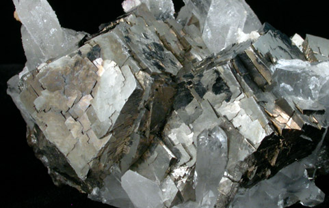 Arsenopyrite and Quartz from Yaogangxian Mine, Nanling Mountains, Hunan Province, China