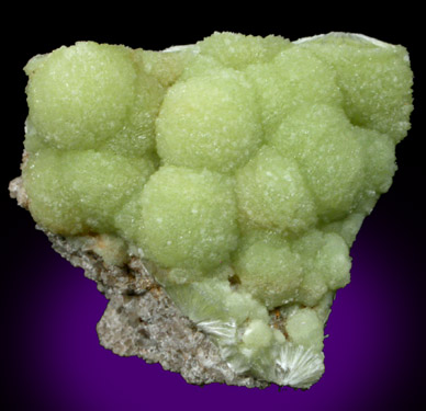 Wavellite from National Limestone Quarry, Lime Ridge, Mount Pleasant Mills, Snyder County, Pennsylvania