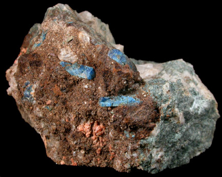 Lazulite from Werfen, Salzburg, Austria