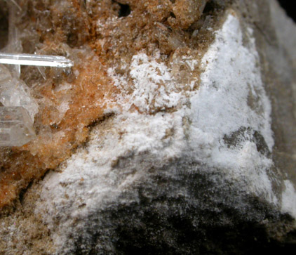 Boyleite, Gunningite, Gypsum from Nanisivik, Area 14, North Baffin Island, Nunavut, Canada