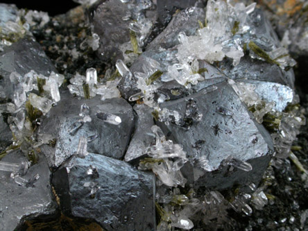 Magnetite, Quartz, Epidote from Dashkezan, Southwest of Kirovabad, Malyj Kavraz Mountains, Azerbaijan