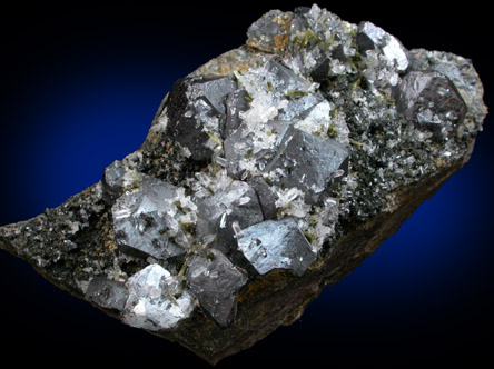 Magnetite, Quartz, Epidote from Dashkezan, Southwest of Kirovabad, Malyj Kavraz Mountains, Azerbaijan