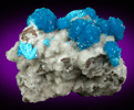 Cavansite on Stilbite-Ca from Wagholi Quarry, Maharashtra, India