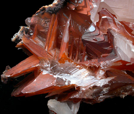 Cerussite V-twins from Touissit Mine, 21 km SSE of Oujda, Jerada Province, Oriental, Morocco