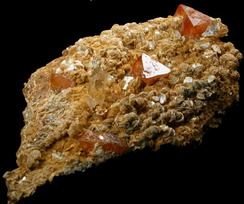 Scheelite, Muscovite, Quartz, Rutile from (Pingwu), Sichuan, China