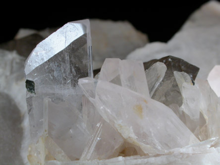 Spodumene and Smoky Quartz on Albite from Mawi Pegmatite, Nuristan Province, Afghanistan