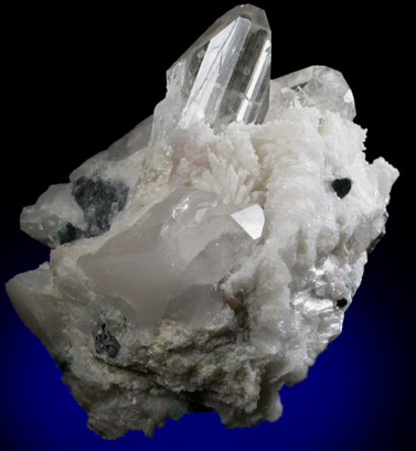 Topaz on Albite and Quartz from Shigar Valley, Skardu District, Baltistan, Gilgit-Baltistan, Pakistan