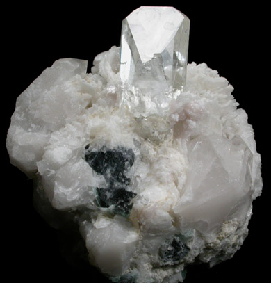 Topaz on Albite and Quartz from Shigar Valley, Skardu District, Baltistan, Gilgit-Baltistan, Pakistan