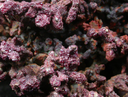 Copper with Cuprite coating from Mufulira Mine, Zambian Copper Belt, Zambia