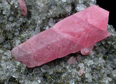 Rhodochrosite and Fluorite from Santa Eulalia District, Aquiles Serdán, Chihuahua, Mexico