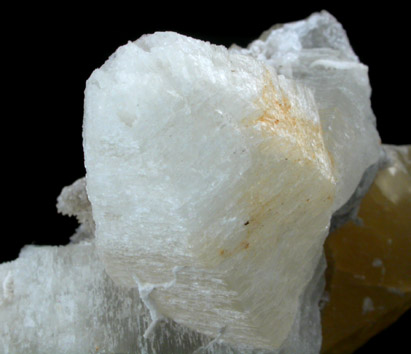 Witherite on Fluorite from Minerva #1 Mine, Cave-in-Rock District, Hardin County, Illinois