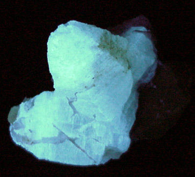 Witherite on Fluorite from Minerva #1 Mine, Cave-in-Rock District, Hardin County, Illinois