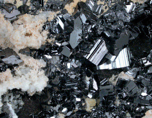 Enargite with Quartz from Longfellow Mine, Red Mountain pass, Silverton District, San Juan County, Colorado