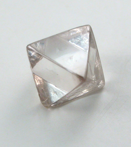 Diamond (1.06 carat colorless octahedral crystal) from Oranjemund District, southern coastal Namib Desert, Namibia