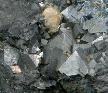 Arsenopyrite and Dolomite from Himmelsfrst Mine, Freiberg, Saxony, Germany